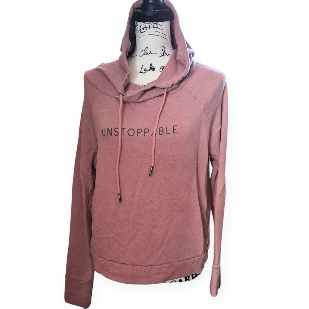 Good hYOUman Mauve Sweatshirt with Split Back Sz S